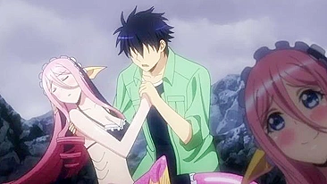 Peitos curam tudo no mundo hentai.