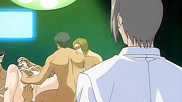 Vídeo hentai - Enfermeira peituda amarrada e fodida por vários machos.