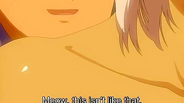 Gatinha hentai safada Monica leva rola na buceta molhada ao ar livre.