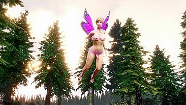 Dickgirl hentai aguenta pauzão no cuzinho apertado.