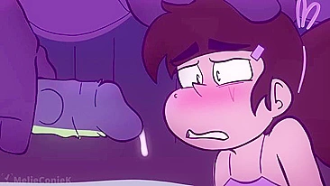 Princesa viadinho Marco Diaz é enrabado por monstros futa em hentai.