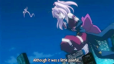 Haruka, ninja futa com pau, fode a amiga em pornô hentai.