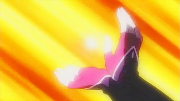 Haruka, ninja futa com pau, fode a amiga em pornô hentai.