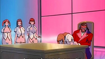 Vadias curvilíneas hentai da gangue Demônios vigiadas por princesa maligna.