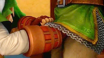 Link leva no cu gay de outro Link 3D animado - Hentai City