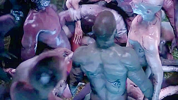 Heróis do Santo Graal e estrelas hentai em orgia louca com sexo 3D de monstros.