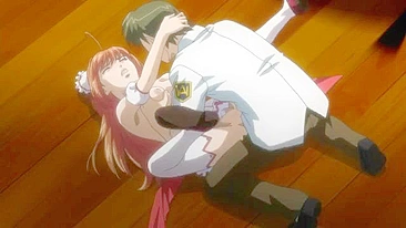 Cena hentai de sexo com colegial e duas gatas anime na praia.