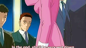 Gostosa ruiva peituda leva surra de pica em trem lotado.