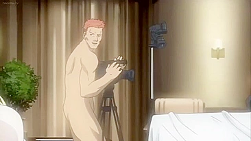 Loirinha chantageada amarrada e estuprada em gangue hentai.