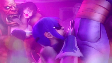 Gangbang ninja hentai com paus gigantes.