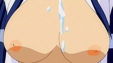 Professora fofa leva dupla penetração em vídeo hentai.