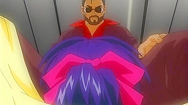 Colegiais chantageadas são fodidas por bandido no consultório em threesome hentai.