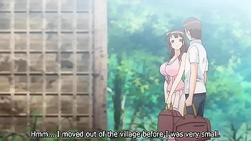 Casal recém-casado curte sexo hentai NTR com vários na vila NTR.