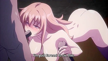 Ação hentai hardcore com colegial desonrada levando dupla penetração de pau enorme.