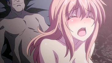 Ação hentai hardcore com colegial desonrada levando dupla penetração de pau enorme.