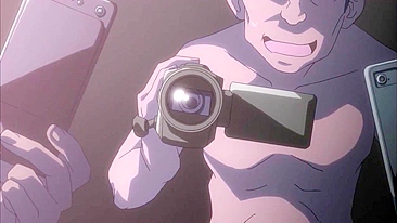 Ação hentai hardcore com colegial desonrada levando dupla penetração de pau enorme.