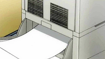 Garota de escritório hentai é gangbanged brutal na copa.