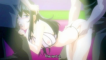 Garota honesta seduzida por grupo de gangbang hentai.