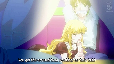 Garota honesta seduzida por grupo de gangbang hentai.