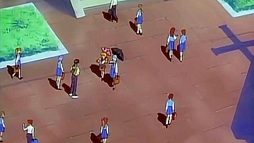 Demônio sexual hentai destrói ruiva gostosa em luta sexy.