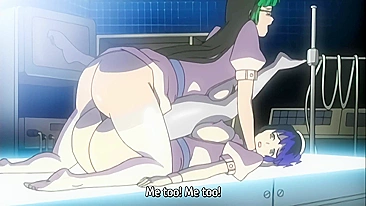 Me cura! 2 - Enfermeira gostosa tem a buceta chupada por lésbica sexy. #Hentai