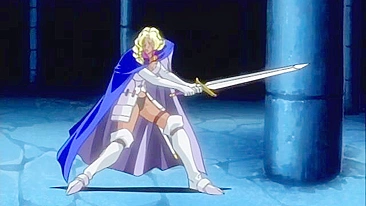 Guerreira hentai tem sexo lésbico 69 quente na batalha.