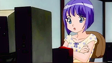 Cena hentai sedutora com teen fofa e amante na banheira.