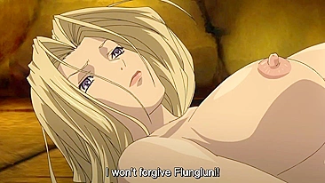 Demônios hentai profanam virgens valquírias com paus enormes.