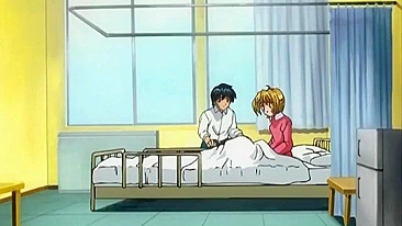 Lésbicas sensuais em acampamento mágico com foda de strap-on. #Hentai