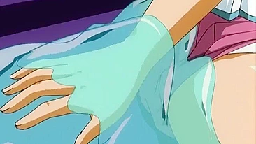 Lésbicas sensuais em acampamento mágico com foda de strap-on. #Hentai