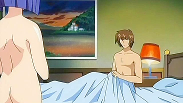 Empregadas hentai safadas em lésbica quente antes de foder o patrão.