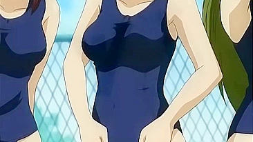 Colegiais lésbicas hentai levam no cu de teens anime peitudas com strapons.