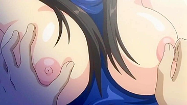 Hentai: colegial miúda com dildo no cu é fodida pelo professor.