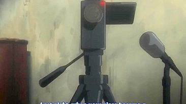 Garota anime sexy curte fonte termal com voyeurs em cena hentai.