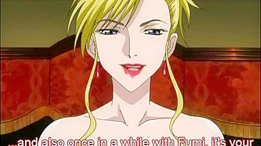 Mansão das Milfs Hentai 1 - Duas milfs tesudas lambem bucetas em ménage quente.