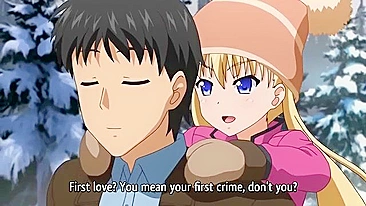 Hentai com garota anime fofa sendo fodida pelo pai demônio até mijar.