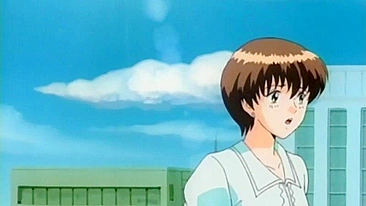 Colegial dedada por tarado de anime em público.