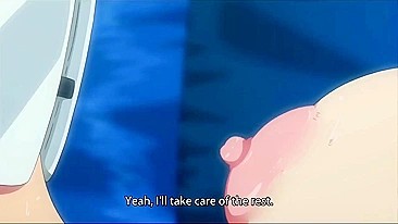 Viagem à praia hentai com colegiais safadas realizando desejos pervertidos.