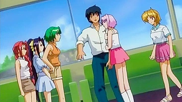 Apresentando nova série hentai com colegiais e amuletos mágicos.