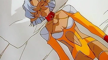 Elfa miúda fudida pelo diabo enquanto a escrava assiste no pornô hentai.