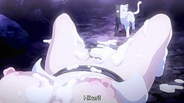 Cena hentai de detetive gata no escritório com sexo intenso e orgasmos múltiplos.