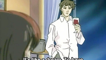 Âncora hentai curte sexo safado com brinquedos na buceta e no cu.