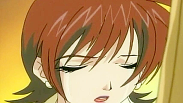 Âncora hentai curte sexo safado com brinquedos na buceta e no cu.