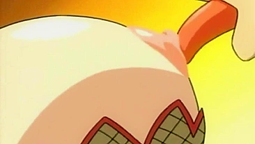 Âncora hentai curte sexo safado com brinquedos na buceta e no cu.