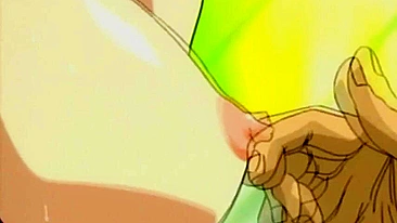 Âncora hentai curte sexo safado com brinquedos na buceta e no cu.