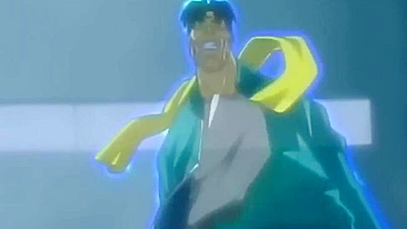 Ruiva hentai com tornozelos amarrados leva no cu fundo.