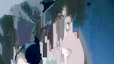 Ruiva hentai com tornozelos amarrados leva no cu fundo.