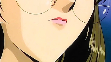 Refém de lésbicas hentai com dildo, forçada a foder na câmera.