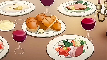 Empregadas hentai safadas seduzem candidato em cena de sexo quente.