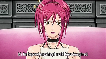 Empregadas hentai safadas seduzem candidato em cena de sexo quente.